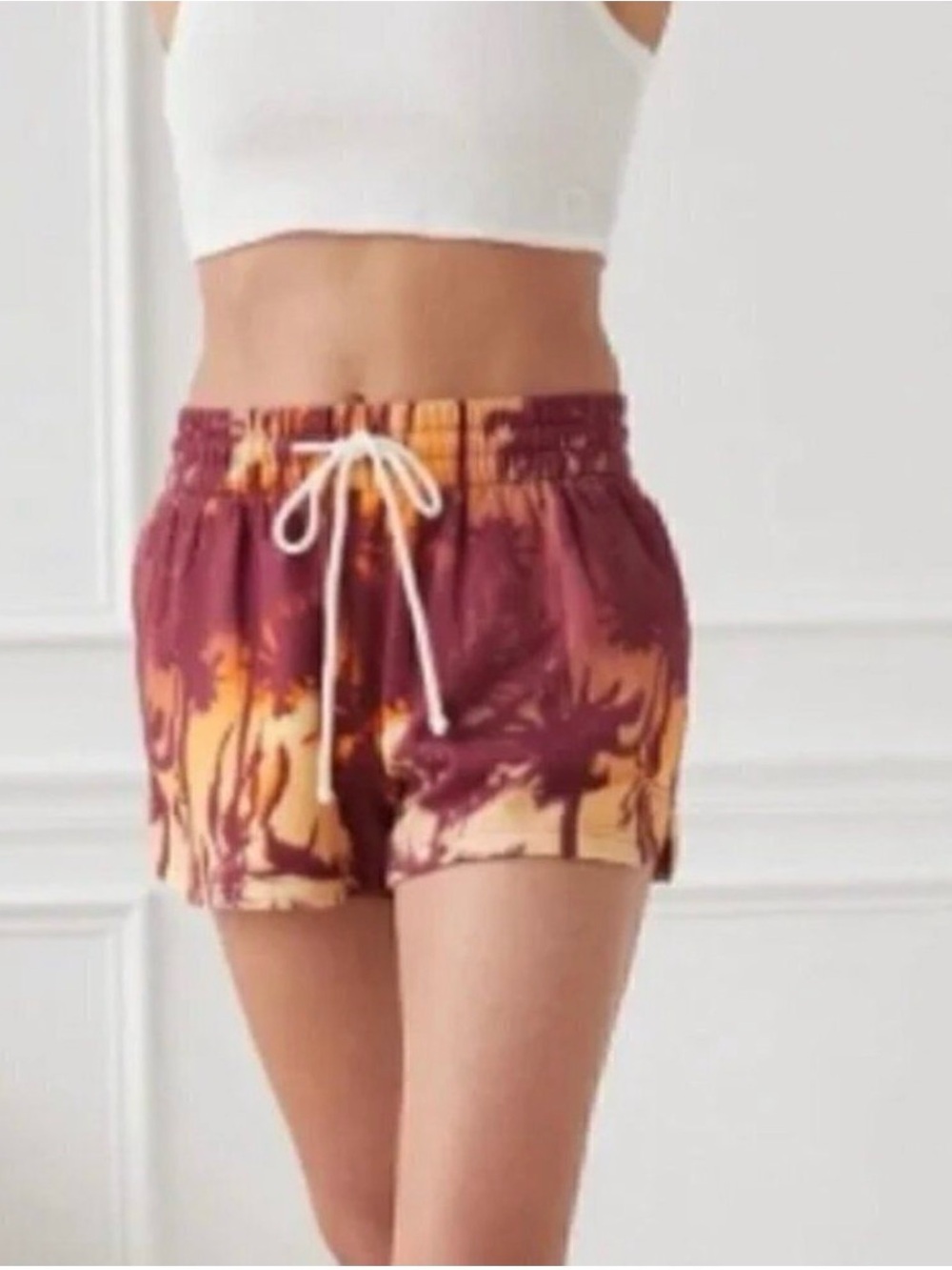 Out From Palm Trees Cotton Shorts 🌴